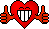 Smiley gratuit n�11 amour 