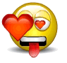 Smiley gratuit amour 116083