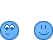 blauw emoticon 136115