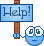 blauw emoticon 136037