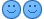 blauw emoticon 136298