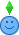 Smiley bleus n�146 