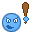 blauw emoticon 135748