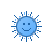 blauw emoticon 136051
