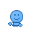 blauw emoticon 136199