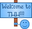 blauw emoticon 136196
