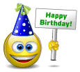 Smiley gratuit fête 184173