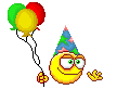 Smiley gratuit fête 183828