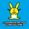 Smiley gratuit lapin 182791