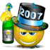 Smiley gratuit nouvel an 166284