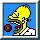 Smiley gratuit simpson n117469