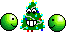 Smiley gratuit verts 112352