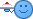 Kostenloses Emoticon blau 135669