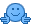 Kostenloses Emoticon blau 135623