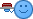 Kostenloses Emoticon blau 135587
