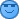 Kostenloses Emoticon blau 136099