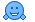 Kostenloses Emoticon blau 136041