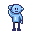 Kostenloses Emoticon blau 135580