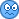 Kostenloses Emoticon blau 135509