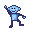 Kostenloses Emoticon blau 136080