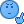 Kostenloses Emoticon blau 136356