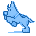 Kostenloses Emoticon blau 135612