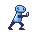 Kostenloses Emoticon blau 136222