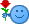 Kostenloses Emoticon blau 135443