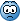 Kostenloses Emoticon blau 135705