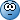 Kostenloses Emoticon blau 135625