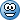 Kostenloses Emoticon blau 136054