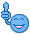 Kostenloses Emoticon blau 135920