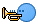 Kostenloses Emoticon blau 135596