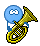 Kostenloses Emoticon blau 135783