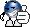 Kostenloses Emoticon blau 136261