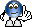 Kostenloses Emoticon blau 136234