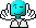 Kostenloses Emoticon blau 135479