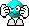 Kostenloses Emoticon blau 135695