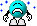 Kostenloses Emoticon blau 135870
