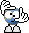 Kostenloses Emoticon blau 135769