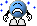 Kostenloses Emoticon blau 135958