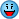 Kostenloses Emoticon blau 135478