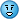 Kostenloses Emoticon blau 135624
